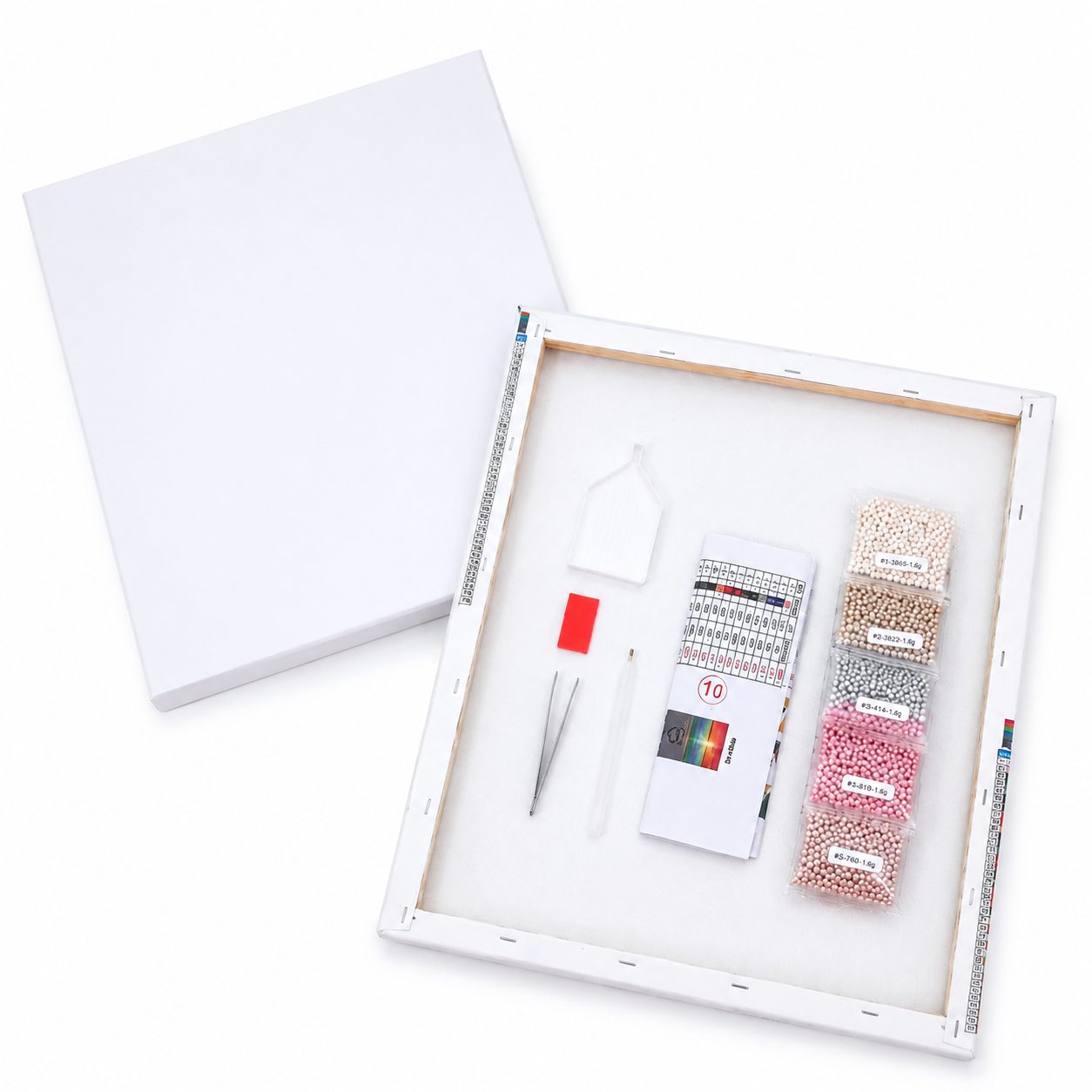 diamond painting - winter engel - premium parel diamond painting – afbeelding 3