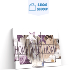 Diamond Painting Home Sweet Home Natural Look 5 luik - SEOS Shop ®