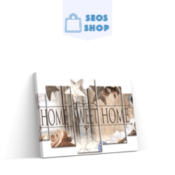 Diamond Painting Pakket Home Sweet Home Hout Look 5 luik – SEOS Shop®