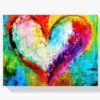 Diamond Painting Pakket Kleurrijk hart – SEOS Shop ®