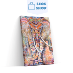 Diamond Painting Pakket Kleurrijk olifant - SEOS Shop ®