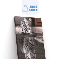 Diamond Painting Pakket Kitten naar tijger - SEOS Shop ®