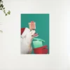 Diamond Painting Puppy met cadeau en kerstmuts – SEOS Shop ®