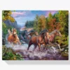 Diamond Painting Rennende paarden – SEOS Shop ®