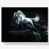 Diamond Painting Wit paard en wolven – SEOS Shop ®