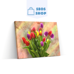 Diamond Painting Gekleurde tulpen - SEOS Shop ®