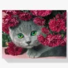 Diamond Painting Kat met bloemen – SEOS Shop ®