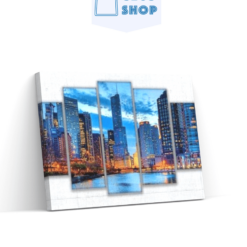 Diamond Painting Schitterende gebouwen 5 luik - SEOS Shop ®
