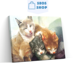 Diamond Painting Katten familie - SEOS Shop ®