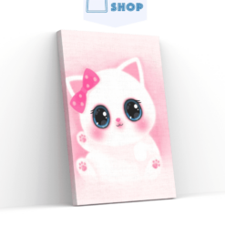 Diamond Painting Schattige roze Kitten - SEOS Shop ®