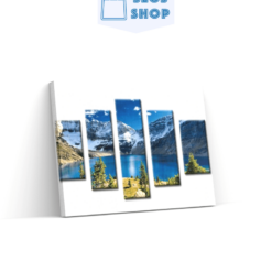 Schitterend landschap 5 luik - Diamond Painting - SEOS Shop ®