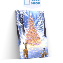Diamond Painting Kerstboom met lichtjes - SEOS Shop ®