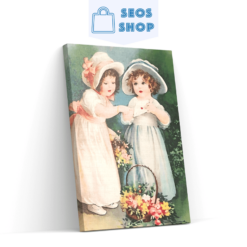 Diamond Painting Bloemen meisjes - SEOS Shop ®