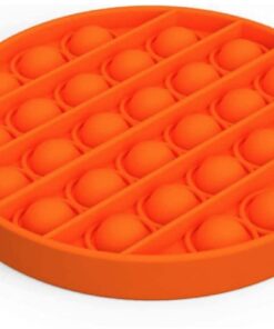 Siliconen Pop it fidget - Oranje /Rood cirkel