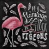 Roze Flamingo Diamond Painting