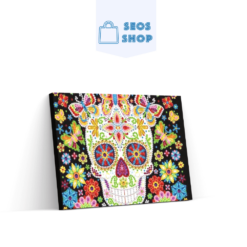 Diamond Painting Skull Gekleurd - SEOS Shop ®