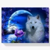 Diamond Painting Wolf met roos – SEOS Shop ®