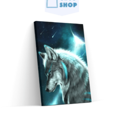Diamond Painting Wolf in maanlicht – SEOS Shop ®
