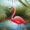Flamingo in de Jungle