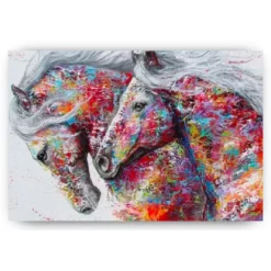 Diamond Painting Gekleurd paard