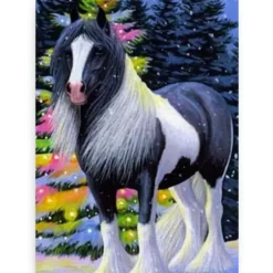 Diamond Painting Paard in de sneeuw - SEOS Shop ®