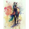 Multi color paard - Diamond painting