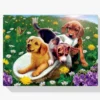 Diamond Painting Honden en bloemen – SEOS Shop ®