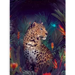 Diamond Painting Jachtluipaard met vlinder - SEOS Shop ®