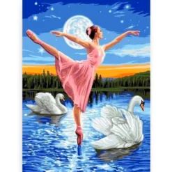 Diamond Painting Meisje danst op het water - SEOS Shop ®