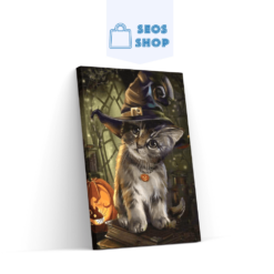 Diamond Painting Het Halloween Katje - SEOS Shop ®