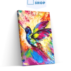 Diamond Painting Kleurrijke Kolibrie - SEOS Shop ®