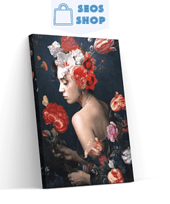 Diamond Painting Vrouwen met bloem – SEOS Shop ®