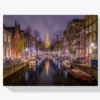 Diamond Painting Nederland Meerstad Nacht – SEOS Shop ®