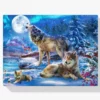 Diamond Painting Winterwolf en gehuil – SEOS Shop ®