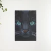 Diamond Painting Zwarte kat en blauwe ogen – SEOS Shop ®