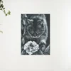 Diamond Painting Zwarte kat met bloem en bij – SEOS Shop ®