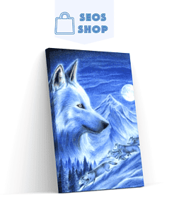 Diamond Painting Wolven in de Sneeuw - SEOS Shop ®