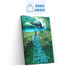 Diamond Painting Pauw in de jungle – SEOS Shop ®