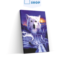 Diamond Painting Wolven Waterval - SEOS Shop ®
