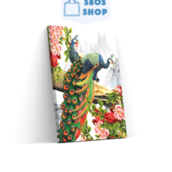 Diamond Painting Mooie pauw met bloem – SEOS Shop ®