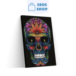 Diamond Painting Kleurrijke schedel – SEOS Shop ®