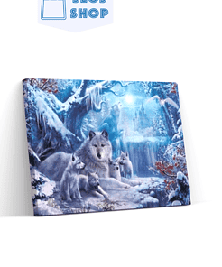 Diamond Painting Winter Wolf - SEOS Shop ®