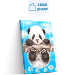 5D Diamond Painting Hangende panda - SEOS Shop ®