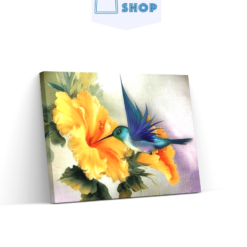 5D Diamond Painting Kolibrie Ontmoet Bloem - SEOS Shop ®