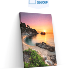 5D Diamond Painting Zee strand en zonsondergang - SEOS Shop ®