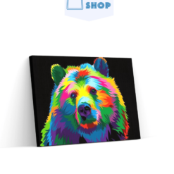 5D Diamond Painting Kleurrijke beer - SEOS Shop ®