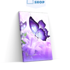 5D Diamond Painting Vlinder Ontmoet Bloem - SEOS Shop ®