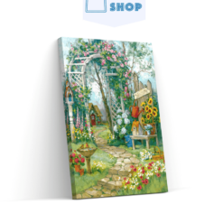 5D Diamond Painting Huis Tuin - SEOS Shop ®