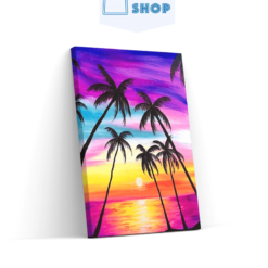 5D Diamond Painting Tropische zonsondergang - SEOS Shop ®