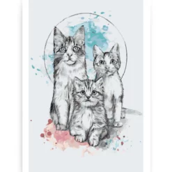 Diamond Painting - Drie kittens - SEOS®
